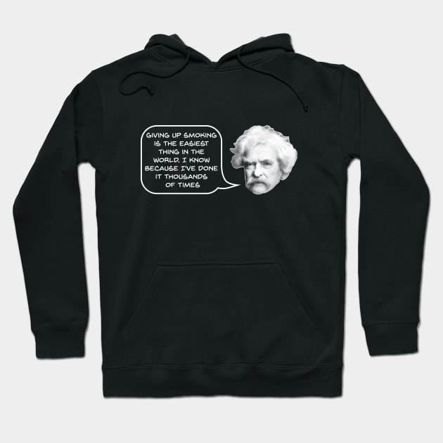 Mark Twain on Smoking Hoodie by jph